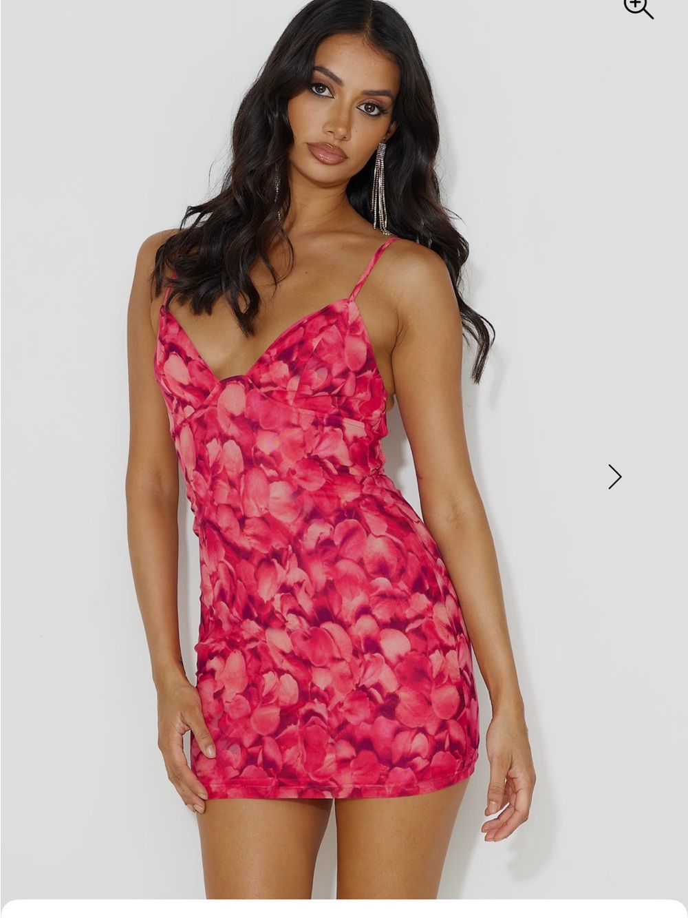 Hello Molly Hot Pink Floral Dress